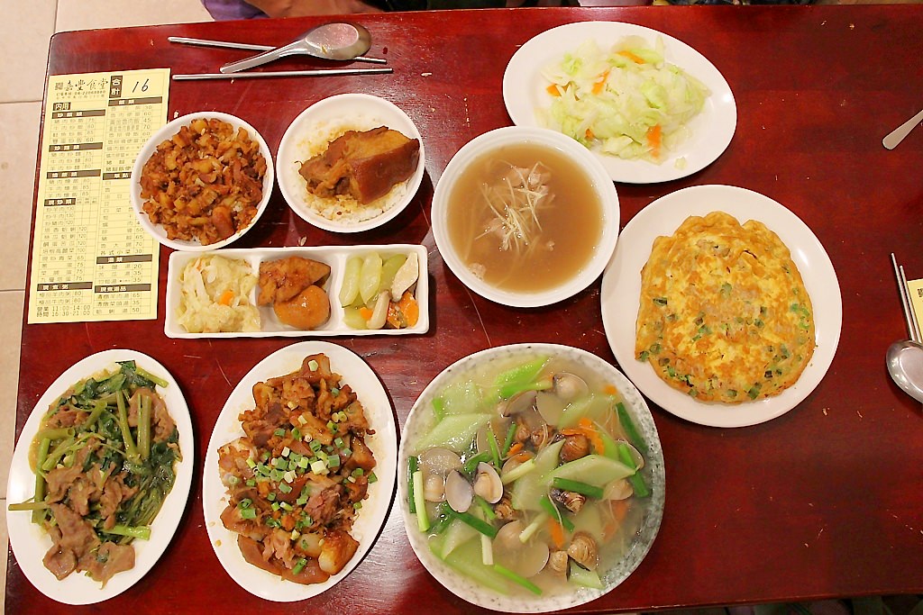 台中北區|平價美食，你有多久沒有好好吃一頓家常便飯了，不妨來一趟嘉豐食堂吧。