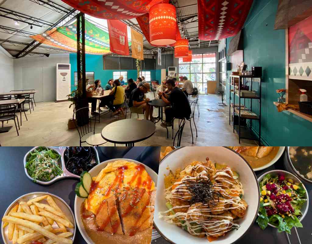  烏日區，隱身巷弄原民風蔬食小天地-瑪嘎那蔬食。