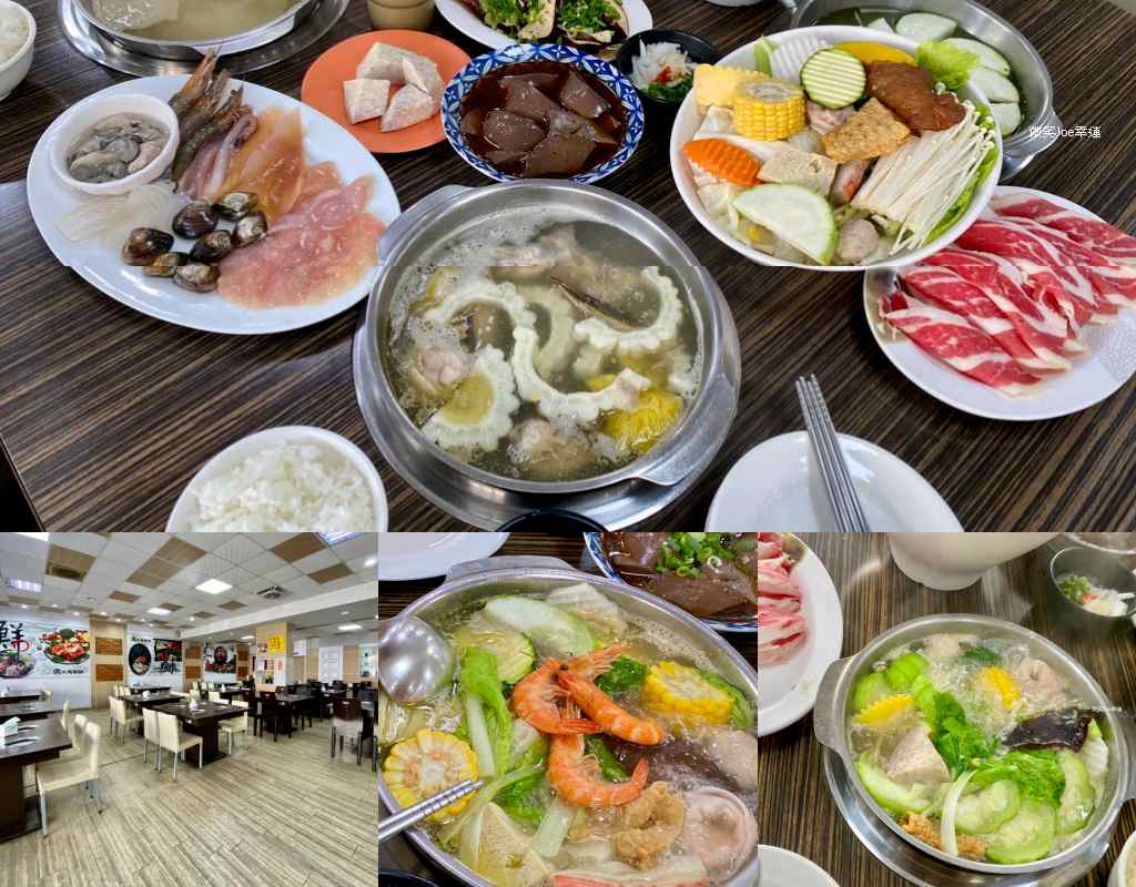 烏日區，湯頭耐喝的特色雞湯鍋-大卷鮮鍋。