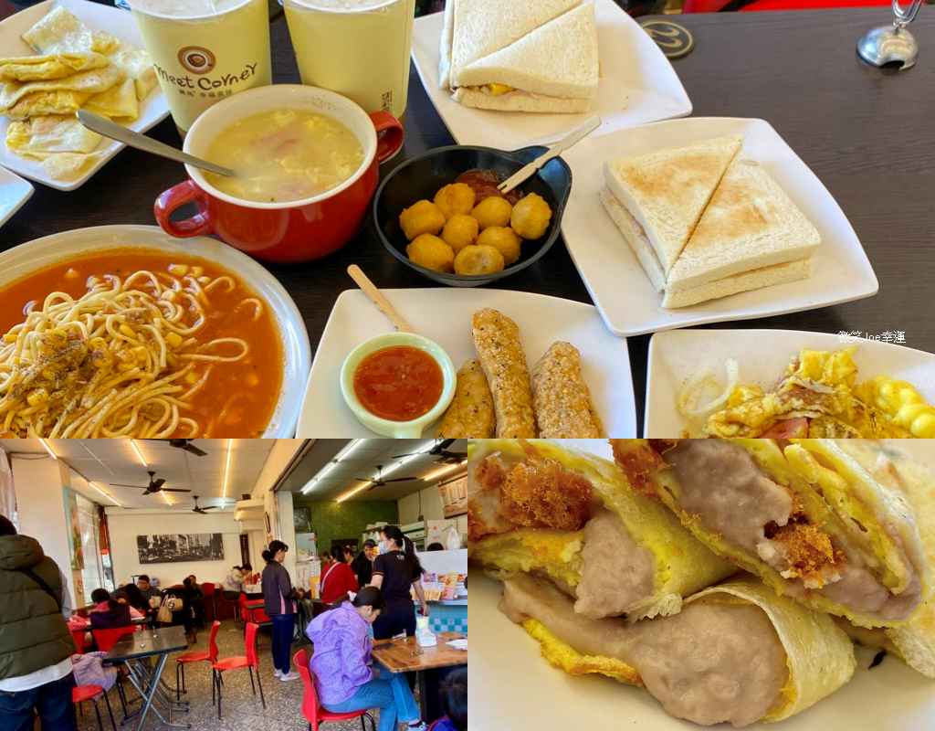 台中，從經典到季節限定的多元早午餐，近九德國小-Meet Corner 早午餐(烏日店）。
